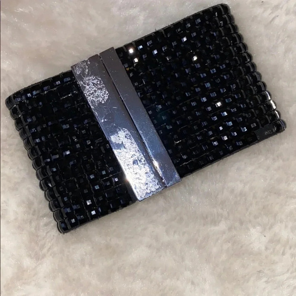 Fashion cuff  black Rhinestone bangle bracelet - Picture 9 of 9